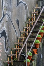 Memorial to the victims of the Love Parade disaster on 24 June 2010, in which 21 people died and