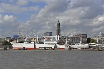 Europe, Germany, Hanseatic City of Hamburg, St. Pauli Landungsbrücken, Tower of the Michel, museum