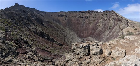 La Corona volcanic crater, Lanzarote, Ye, Canary Islands, Spain, Europe