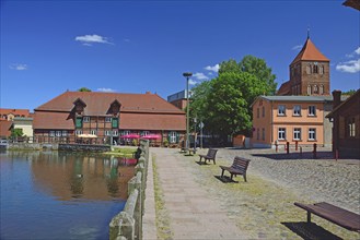 Europe, Germany, Mecklenburg-Western Pomerania, Teterow, old town mill, built around 1800,