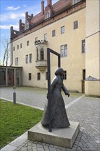 Martin Luther house, Inner courtyard, Luther City Wittenberg, Saxony Anhalt, Germany, Europe