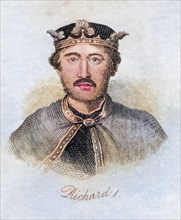 Richard I alias Richard the Lionheart King of England 1157-1199 from the book Crabbs Historical