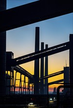 Zollverein Coal Mine Industrial Complex World Heritage Site, Zollverein coking plant, chimneys and