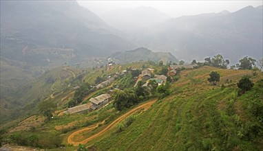 Bac Sum, village of the Hmong minority, Ha Giang province, Vietnam, Asia