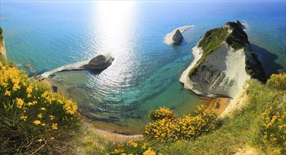 Cap Drastis Bay, Peroulades, Corfu, Ionian Islands, Greece, Europe