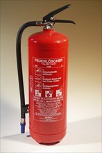 6kg portable fire extinguisher, powder extinguisher for household and commercial use with