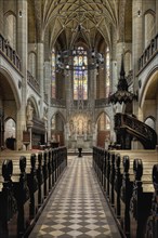 All Saint Church or Castle Church, Central nave, Luther City Wittenberg, Saxony Anhalt, Germany,