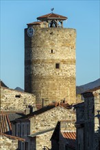 La Sauvetat, donjon of the fort, Puy de Dome departemnt, Auvergne-Rhone-Alpes, France, Europe