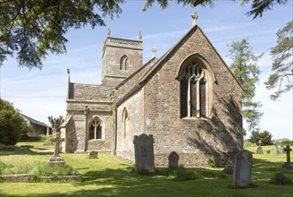 Village parish church of Saint James, Milton Clevedon, Somerset, England, UK