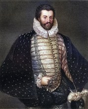 Sir Christopher Hatton, 1540-1591, favourite of Elizabeth I and Lord Chancellor of England from