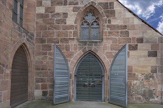 Main entrance of St Klara Church, Königstraße 66, Nuremberg, Middle Franconia, Bavaria, Germany,