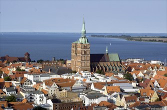 Old town of Stralsund with St Nicholas' Church, 12/09/2016