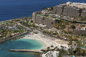 Hotel complex in Anfi del Mar, Arguineguin, Gran Canaria, Canary Islands, Spain, Anfi del Mar,