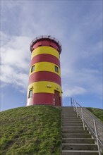 Pilsum Lighthouse, Pilsum, Krummhörn, East Frisia, Lower Saxony, Germany, Europe