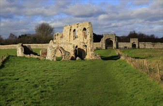 Ruins of Greyfriars friary, Dunwich, Suffolk, England, UK