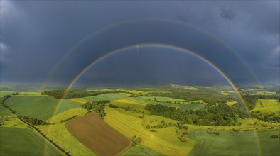 Storm on the Triebenberg near Dresden, Dresden, Saxony, Germany, Europe