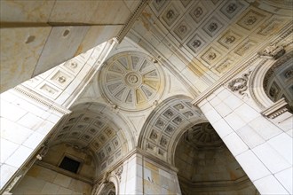 Zwinger Palace, Ceiling of the Semper gallery, Dresden, Saxony, Germany, Europe