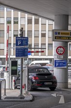 Husemannstraße car park in Gelsenkirchen, subject to charge, number plate recognition on entry, pay