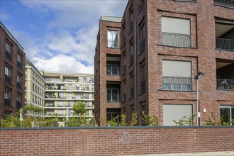 New development area Hafen City, on the site of the old neustädter Elbhafen harbour, Wohnungsbau