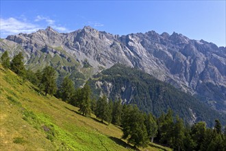 Haut de Cry massif, Bernese Alps, Chamoson, Canton Valais, Switzerland, Europe