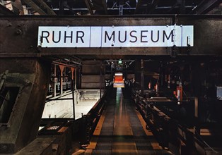 Zollverein Coal Mine Industrial Complex, interior view of the coal washing plant and path to the