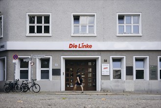 The party headquarters of the Left Party, in the Karl Liebknecht House in Kleine Alexanderstraße in