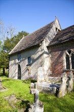 Saxon church of St Mary the Virgin, Alton Barnes, Wiltshire, England, United Kingdom, Europe