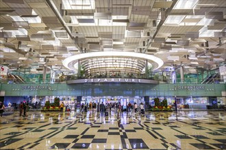 Terminal 3 of Changi Airport, Singapore, Asia