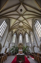 Interior of the Domonikaner church Zum heiligen Grab, consecrated in 1400, Heiliggrabstraße 24,