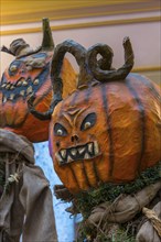 Decoration with pumpkin, Halloween, festival, custom, american, celebration, scary, childhood,