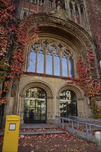 Europe, Germany, Hamburg, Rotherbaum, architecture, facade post office building, former