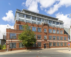 Converted Churchmans tobacco factory, Ipswich, Suffolk, England, UK architects Patrick Allen &