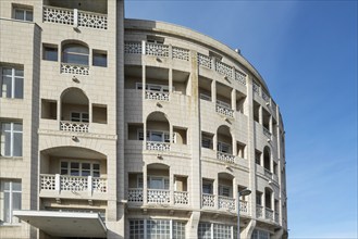 Grand Hôtel Bellevue, Rotonde in eclecticism style by Octave van Rysselberghe at seaside resort