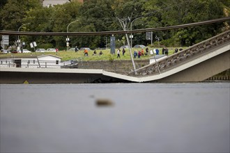 Partial collapse of the Carola Bridge in Dresden, 11/09/2024