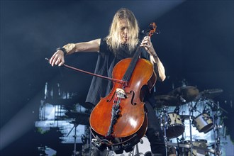 Eicca Toppinen from Apocalyptica live on Plays Metallica Vol.2 Tour 2024 at the Columbiahalle in