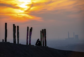 The Haniel spoil tip, 185 metre high spoil tip, at the Prosper Haniel mine, which was closed in