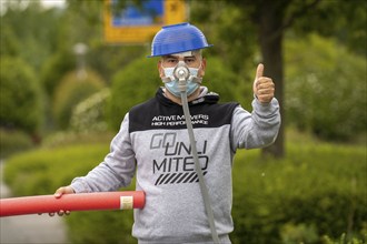 Demonstration against the restrictions in the Corona crisis, anti-vaccination, protest against