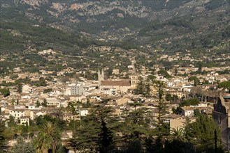 The village of Sóller in the north-west of the island, near Alconàsser, Serra de Tramuntana,