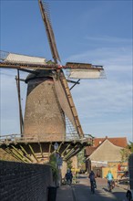 The Kriemhildmühle in Xanten, the only windmill on the Lower Rhine that is operated daily, North