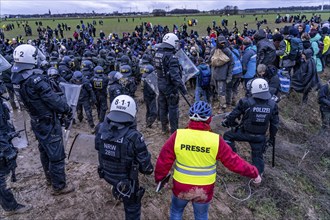 Violent clashes between thousands of demonstrators and the police, after a demonstration against