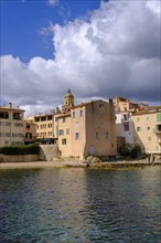 Old town, with remains of city walls, Saint Tropez, Var, French Riviera, Provence-Alpes-Cote