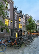 Bicycles, De Wallen district, Amsterdam, Netherlands