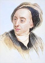 Alexander Pope, 1688-1744, English poet and satirist, illustration from Old England's Worthies,