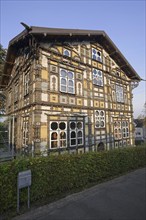 Junkerhaus, half-timbered house by Karl Junker, Lemgo, North Rhine-Westphalia, Germany, Europe