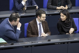 Hubertus Heil (SPD), Federal Minister of Labour and Social Affairs, Marco Buschmann (FDP), Federal