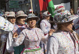 Political rally march on Columbus Day, Fiesta Nacional de España, October 12 2017, Madrid, Spain,