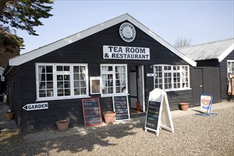 Tea Room and restaurant Walberswick, Suffolk, England, UK