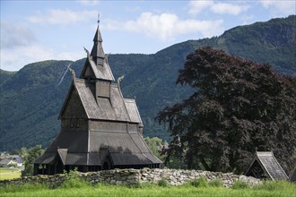 Hopperstad Stave Church, Sogn og Fjordane, Norway, Norway, Europe