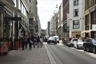 Europe, Germany, Hamburg, City, Neustadt, Neuer Wall, elegant shopping street, shops, Hamburg,