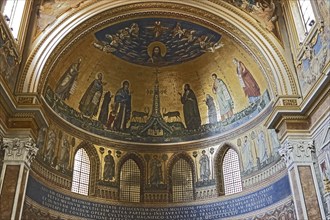 Cathedra of the Pope as Bishop of Rome, apse of the Basilica, Lateran Basilica, Basilica San